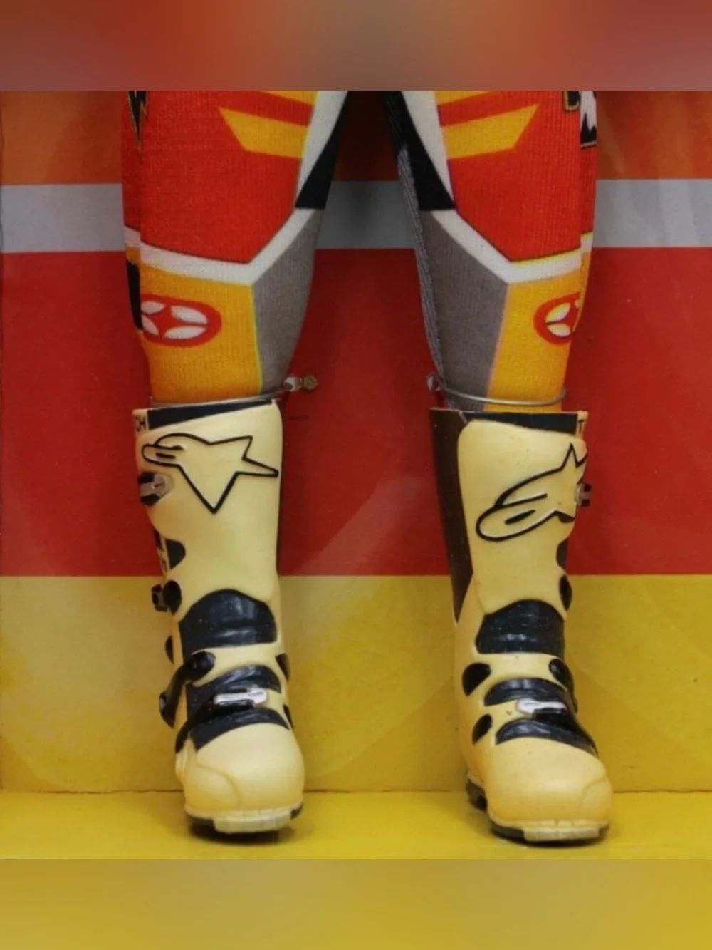Travis Pastrana MX Allstars Suzuki “No Fear” Freestyle 16” Action Figure, Signed